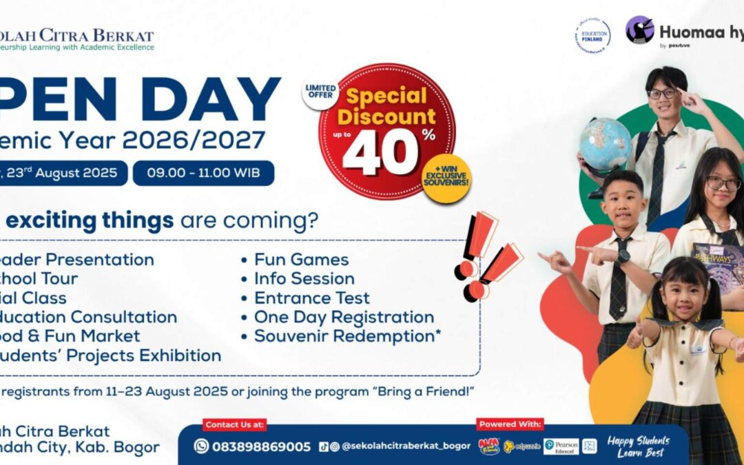 Open Day Sekolah Citra Berkat